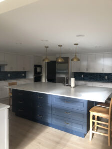 Bellevue Square 2nd story addition custom kitchen cabinets