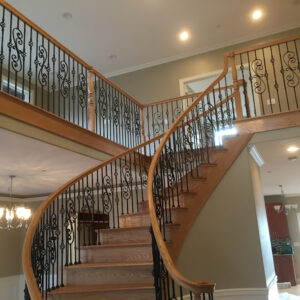 Custom Spiral Staircase by NW Quality Construction