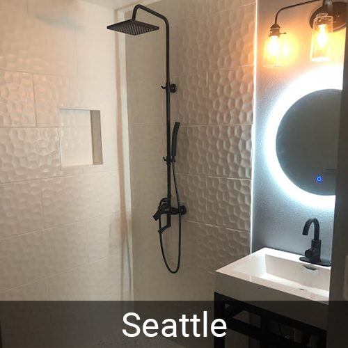 Seattle bathroom remodeling project